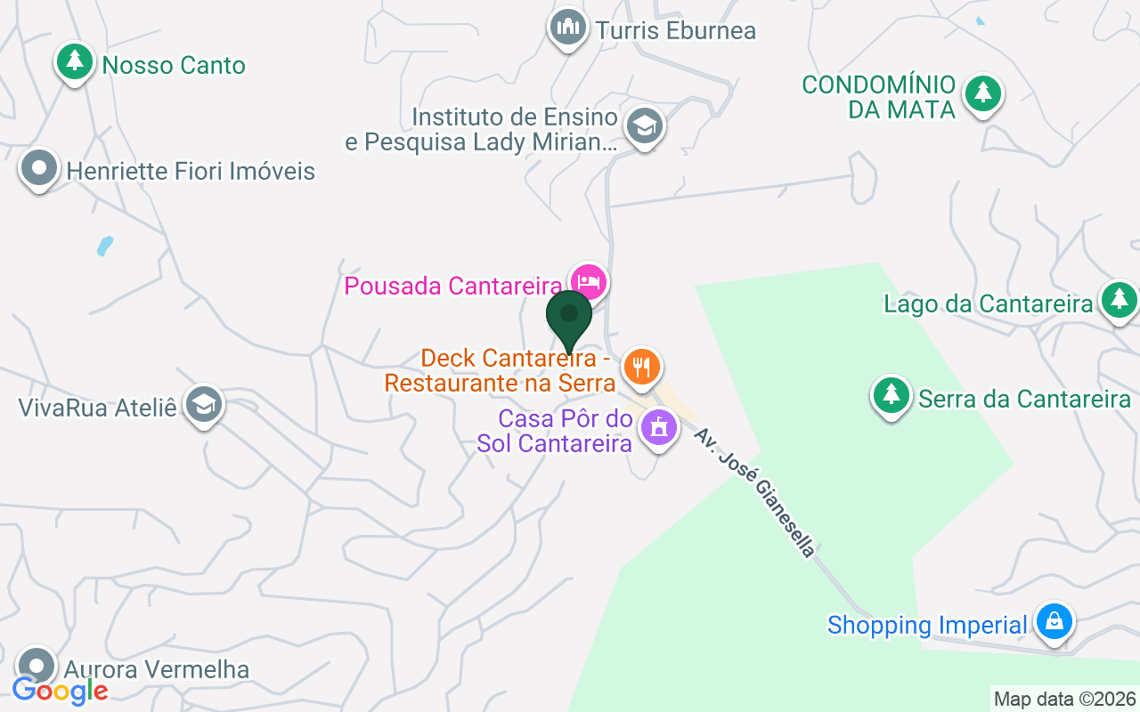 Mapa de Serra da Cantareira · Mairiporã · SP