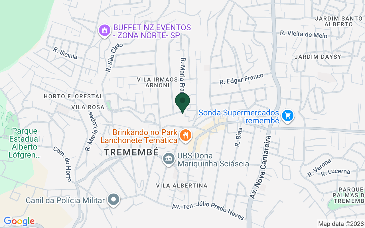 Mapa de Vila Irmãos Arnoni · São Paulo · SP