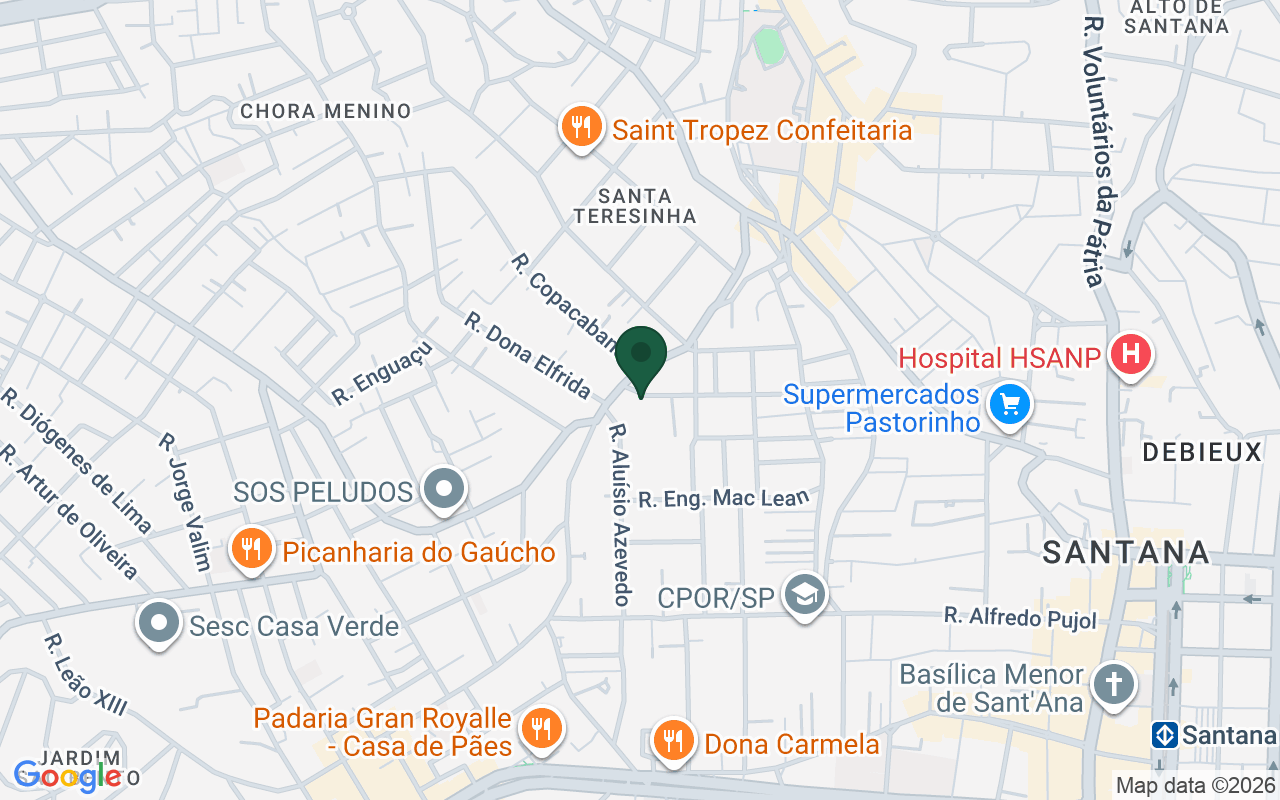 Mapa de Santana · São Paulo · SP