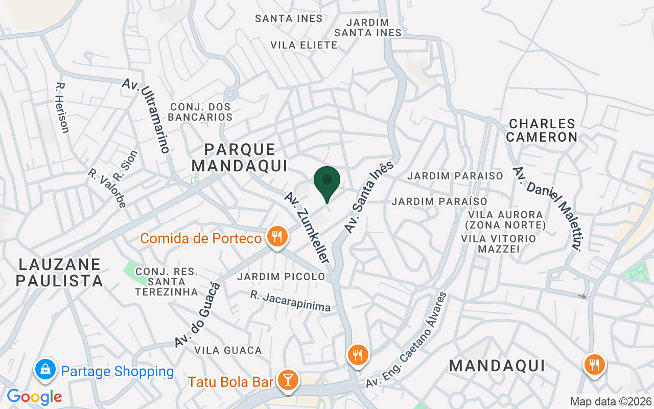 Mapa de Lauzane Paulista · São Paulo · SP