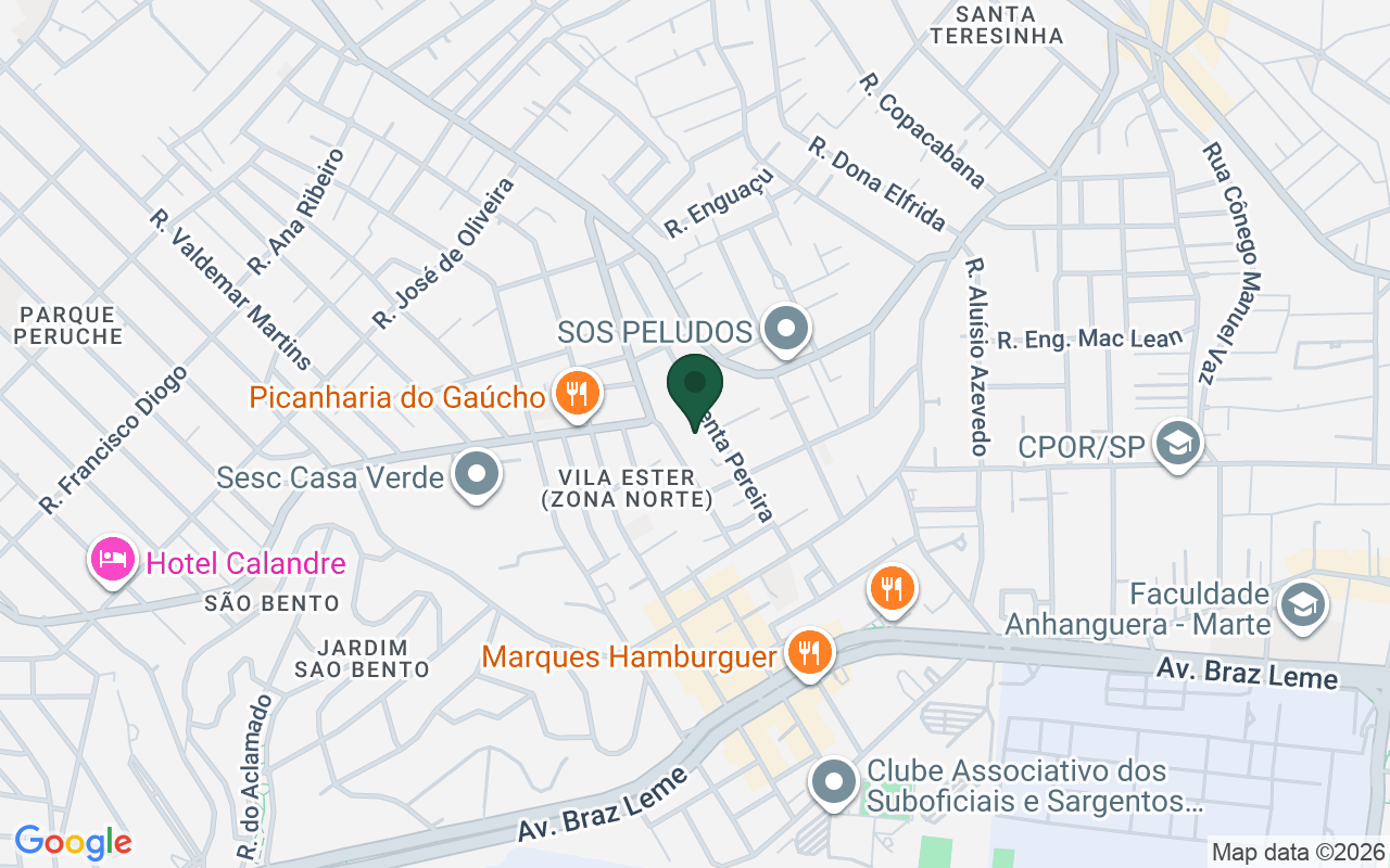 Mapa de Santa Teresinha · São Paulo · SP