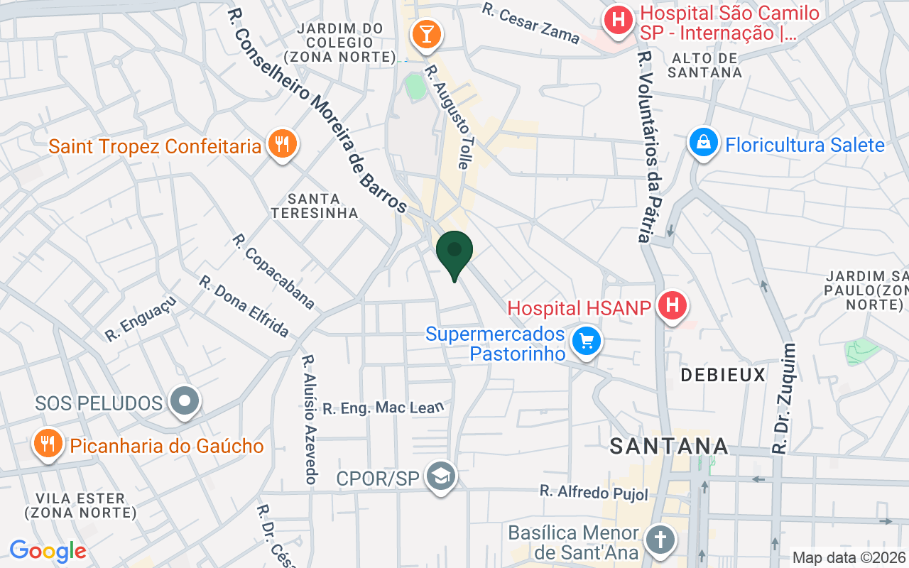 Mapa de Santana · São Paulo · SP
