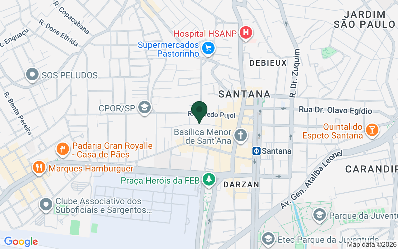 Mapa de Santana · São Paulo · SP