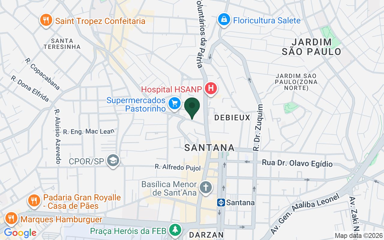 Mapa de Santana · São Paulo · SP
