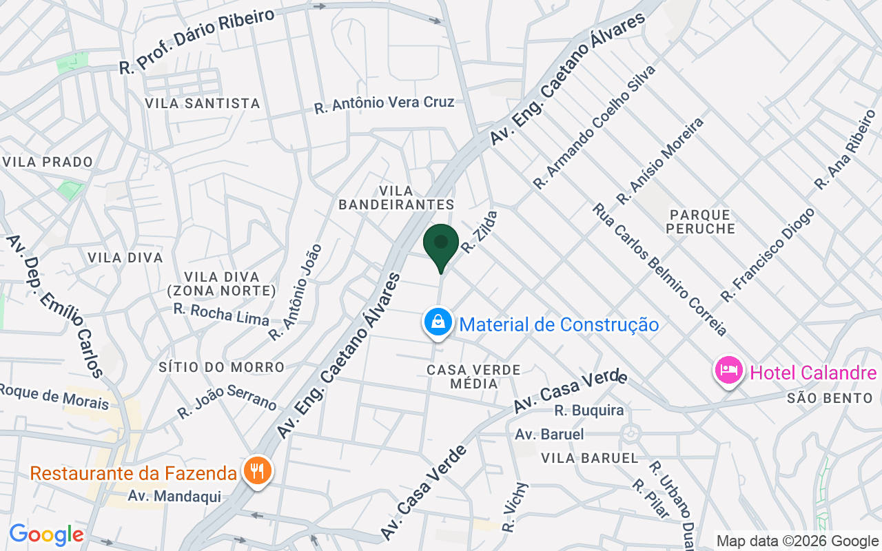 Mapa de Casa Verde · São Paulo · SP