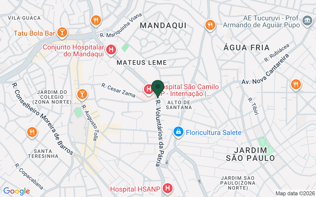 Mapa de Santana · São Paulo · SP