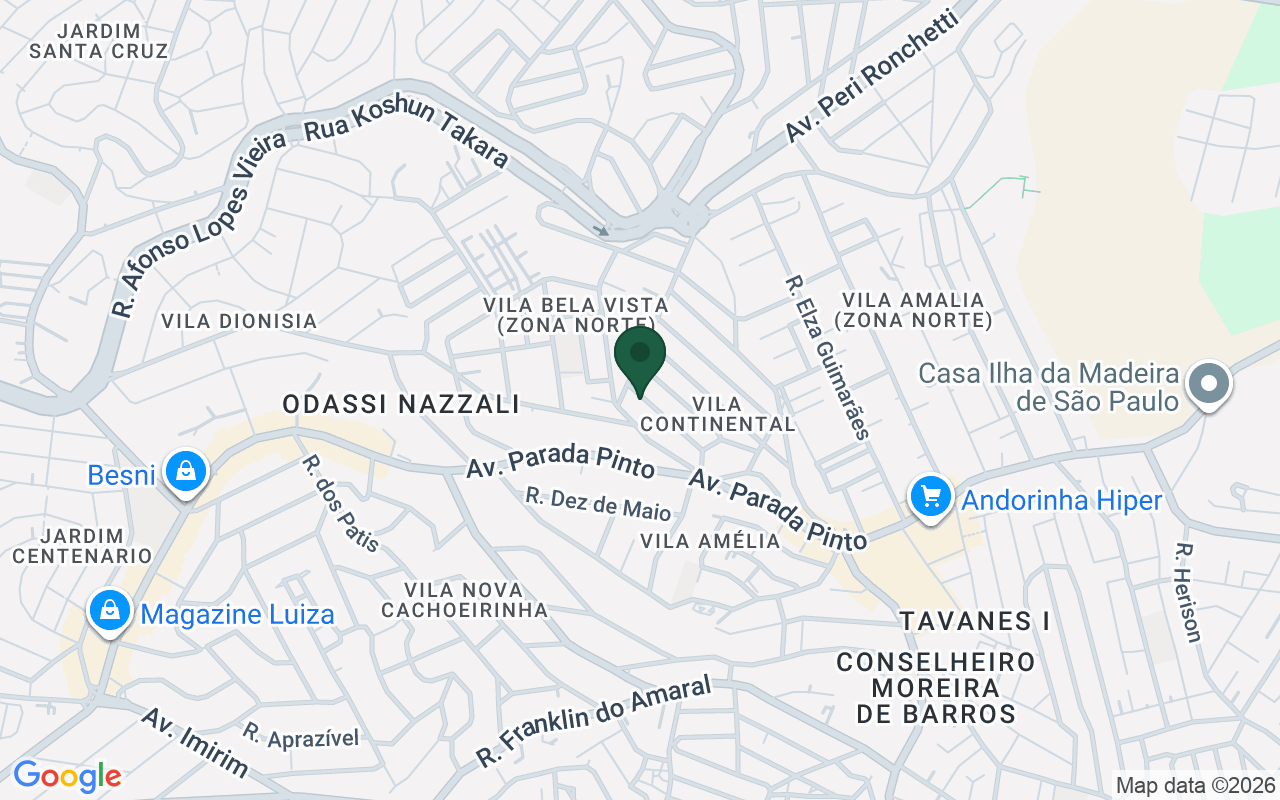 Mapa de Horto Florestal · São Paulo · SP