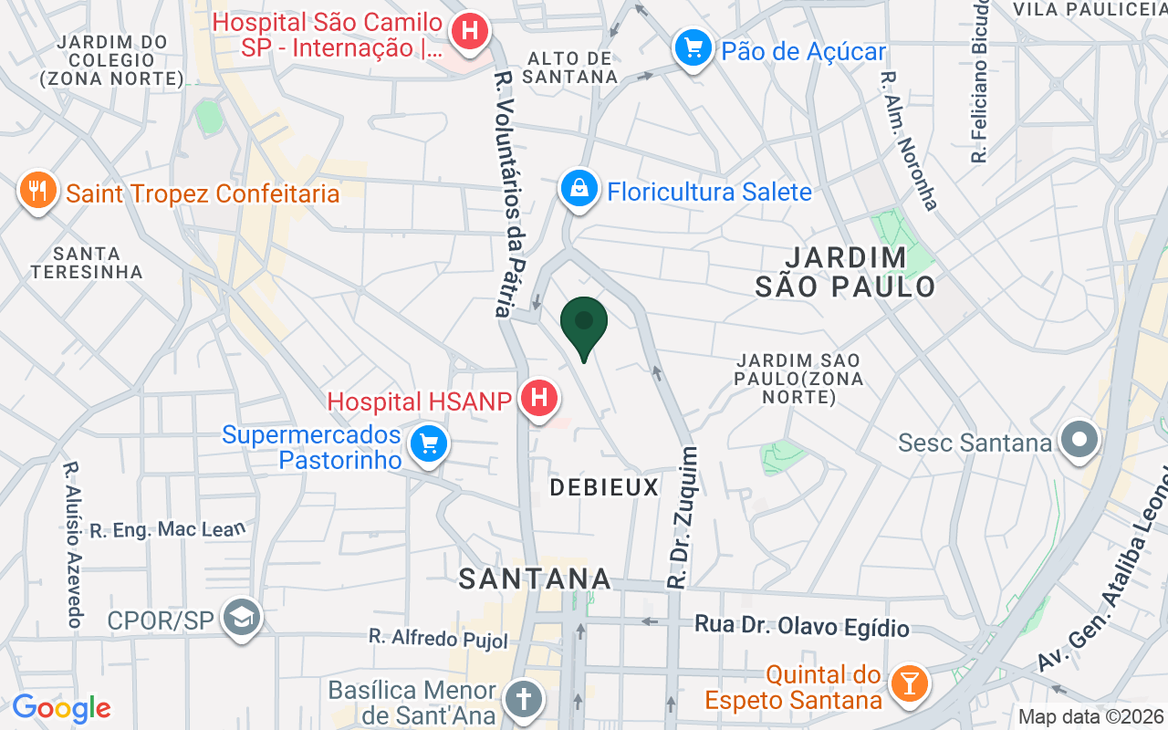 Mapa de Santana · São Paulo · SP