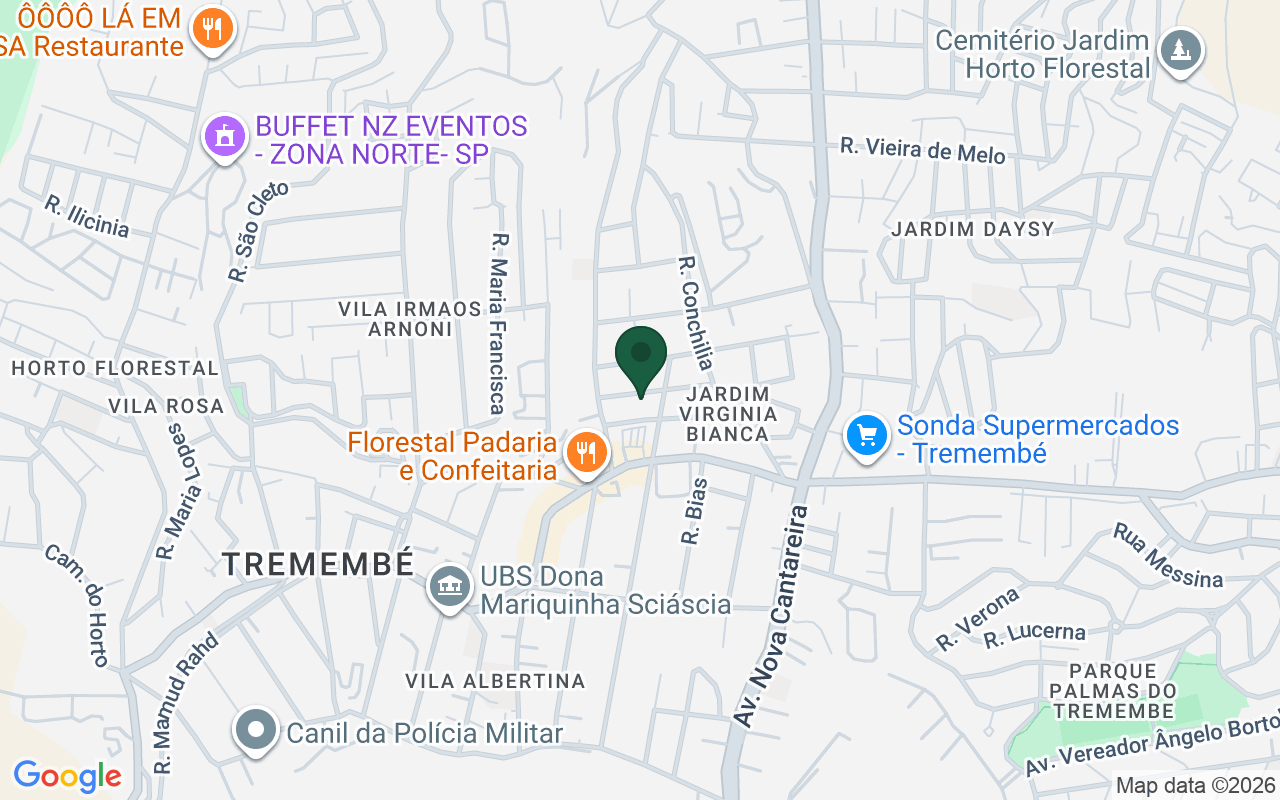 Mapa de Vila Albertina · São Paulo · SP
