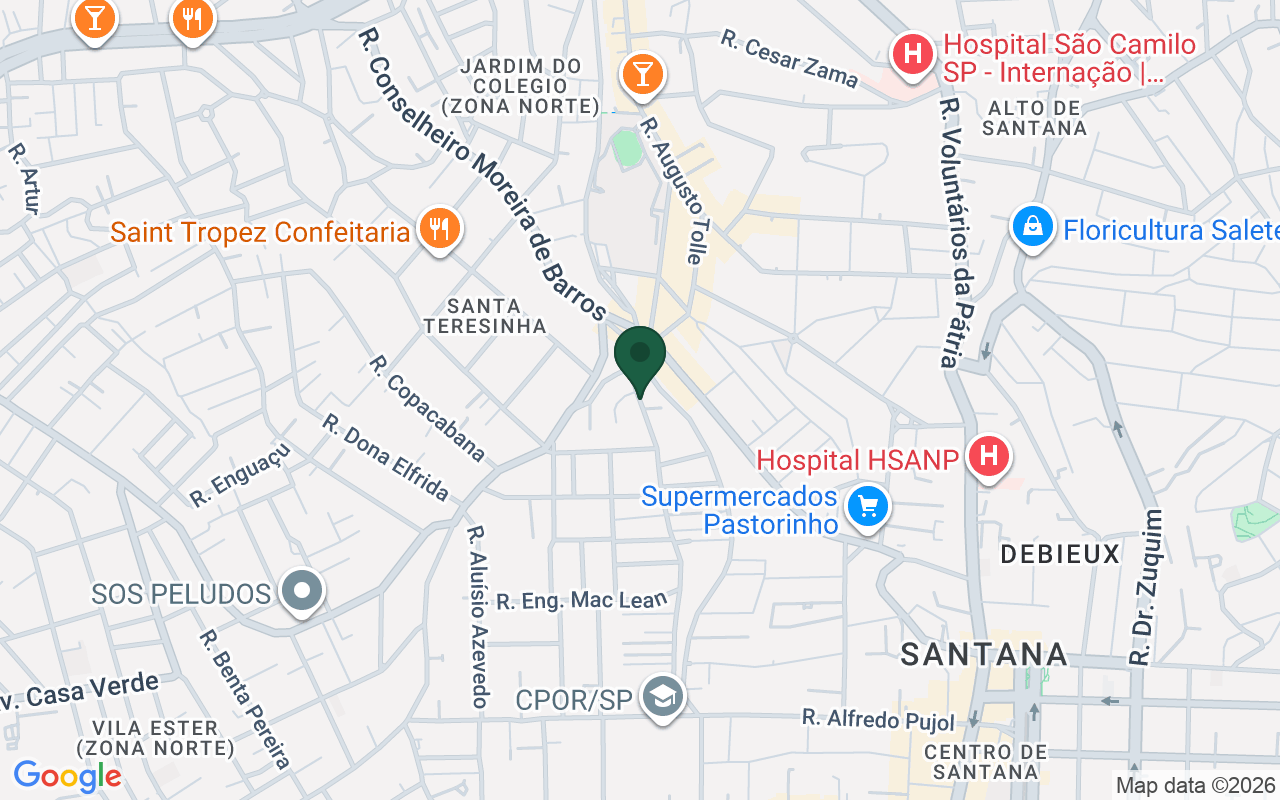 Mapa de Santana · São Paulo · SP
