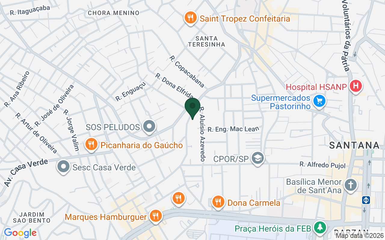 Mapa de Santana · São Paulo · SP
