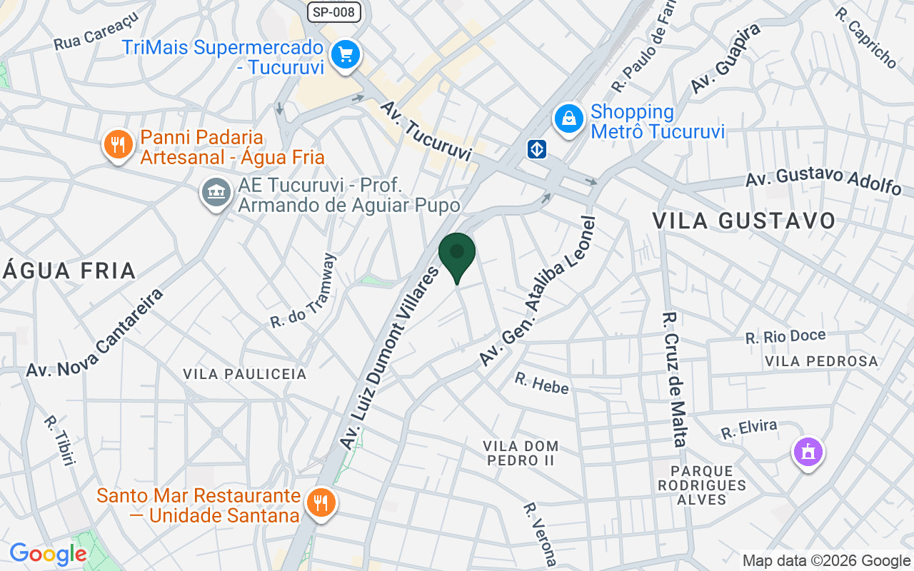 Mapa de Parada Inglesa · São Paulo · SP