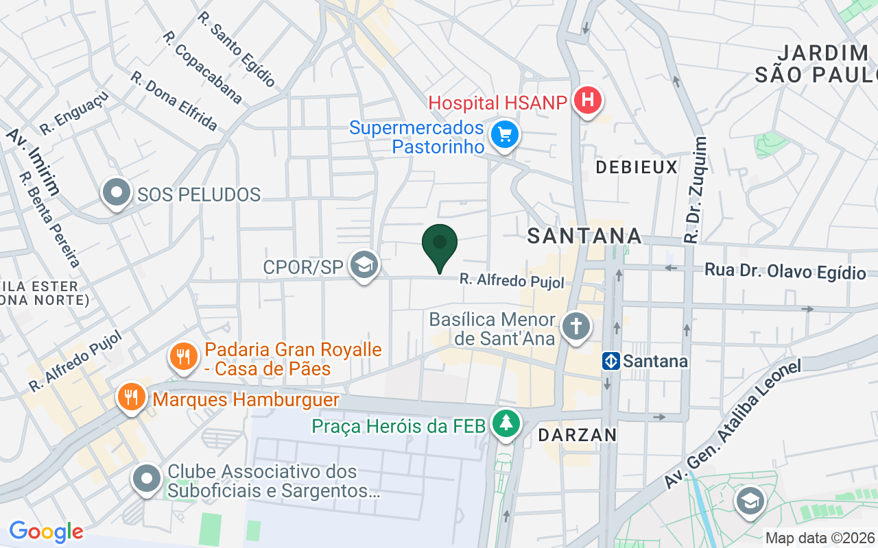 Mapa de Santana · São Paulo · SP