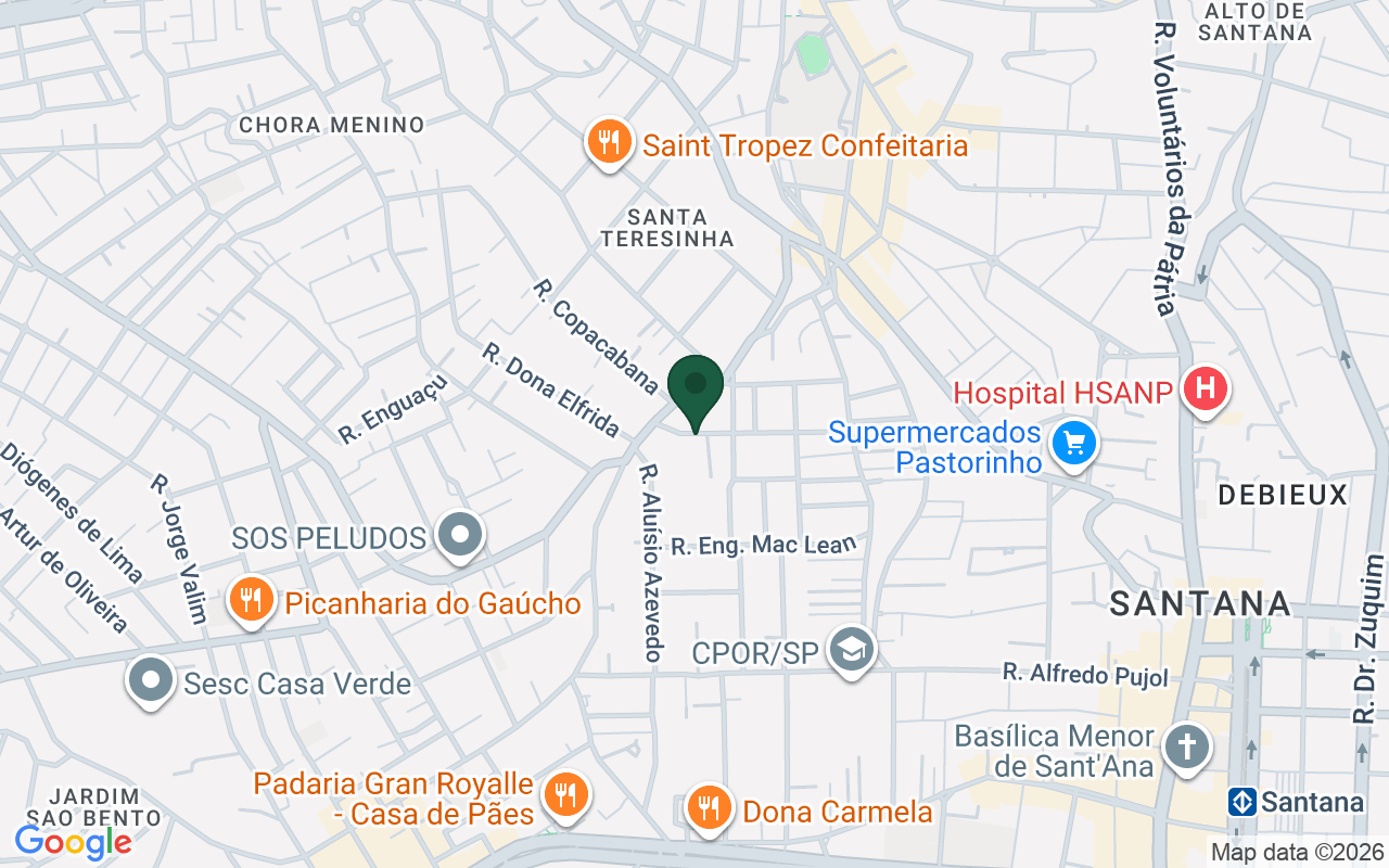 Mapa de Santana · São Paulo · SP