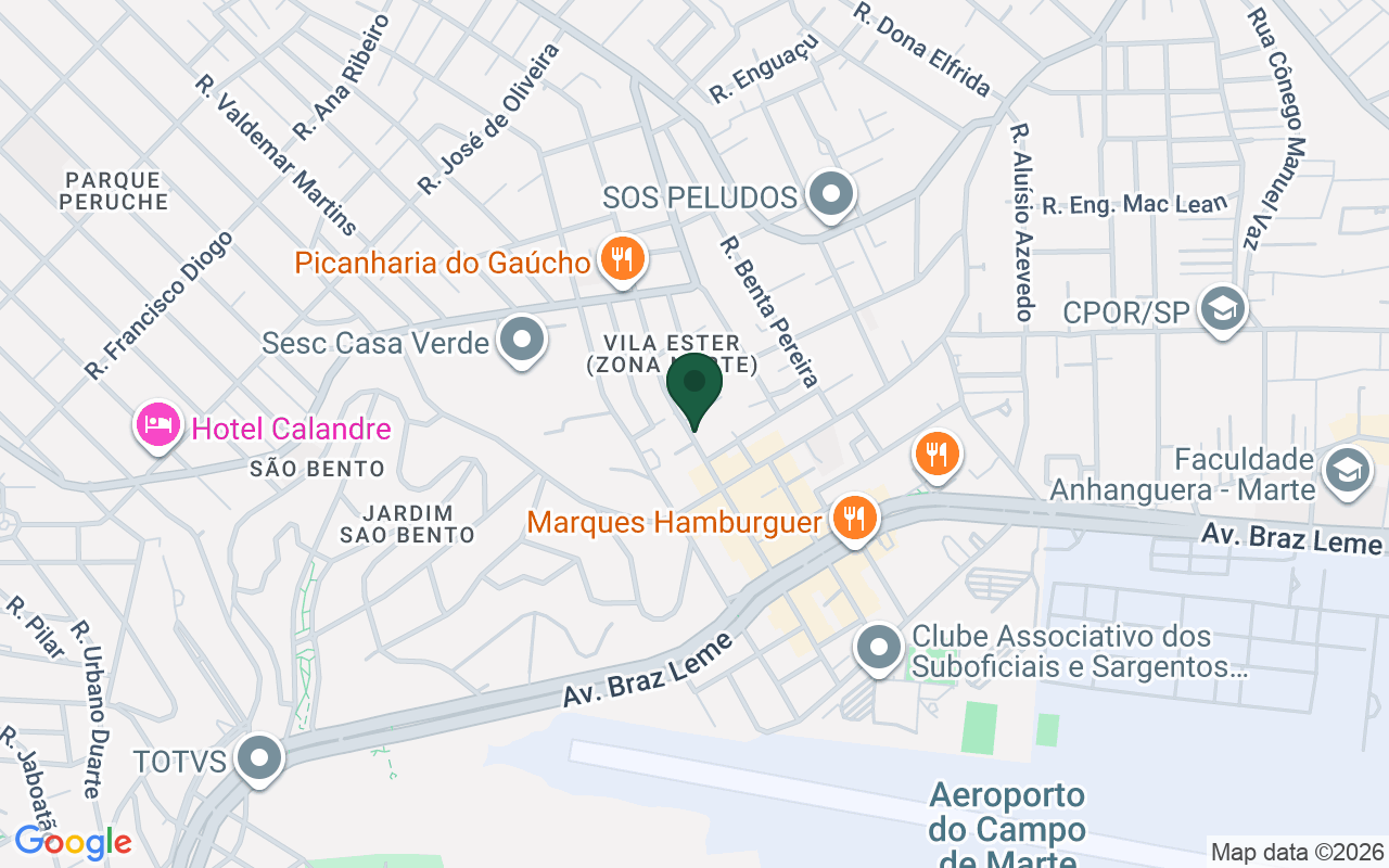 Mapa de Vila Ester (Zona Norte) · São Paulo · SP