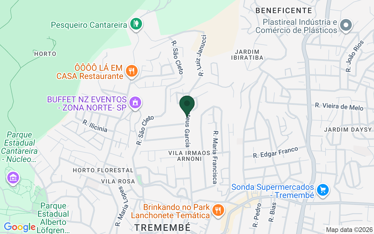 Mapa de Vila Irmãos Arnoni · São Paulo · SP