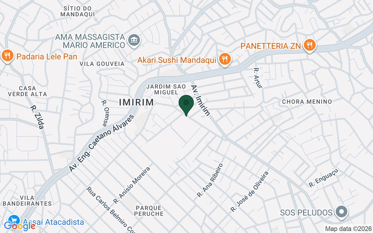 Mapa de Imirim · São Paulo · SP