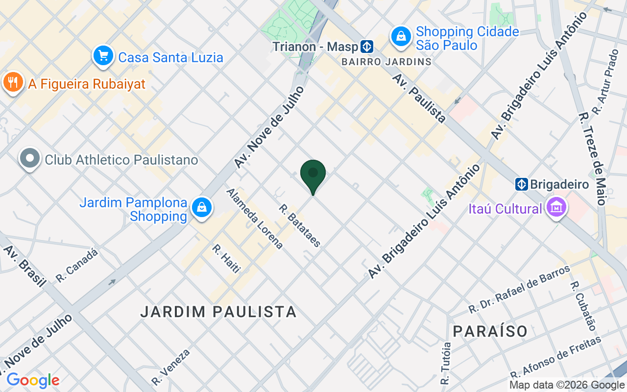 Mapa de Jardim Paulista · São Paulo · SP