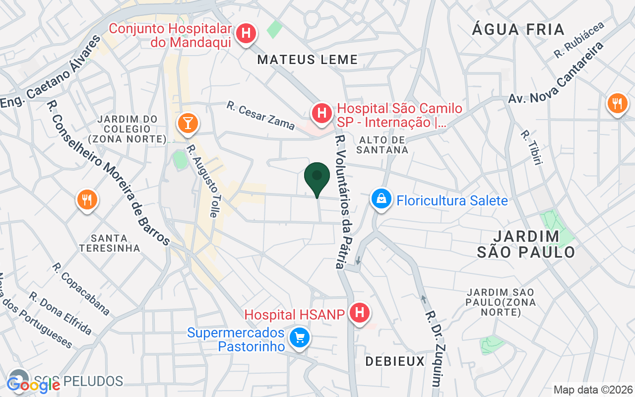 Mapa de Santana · São Paulo · SP