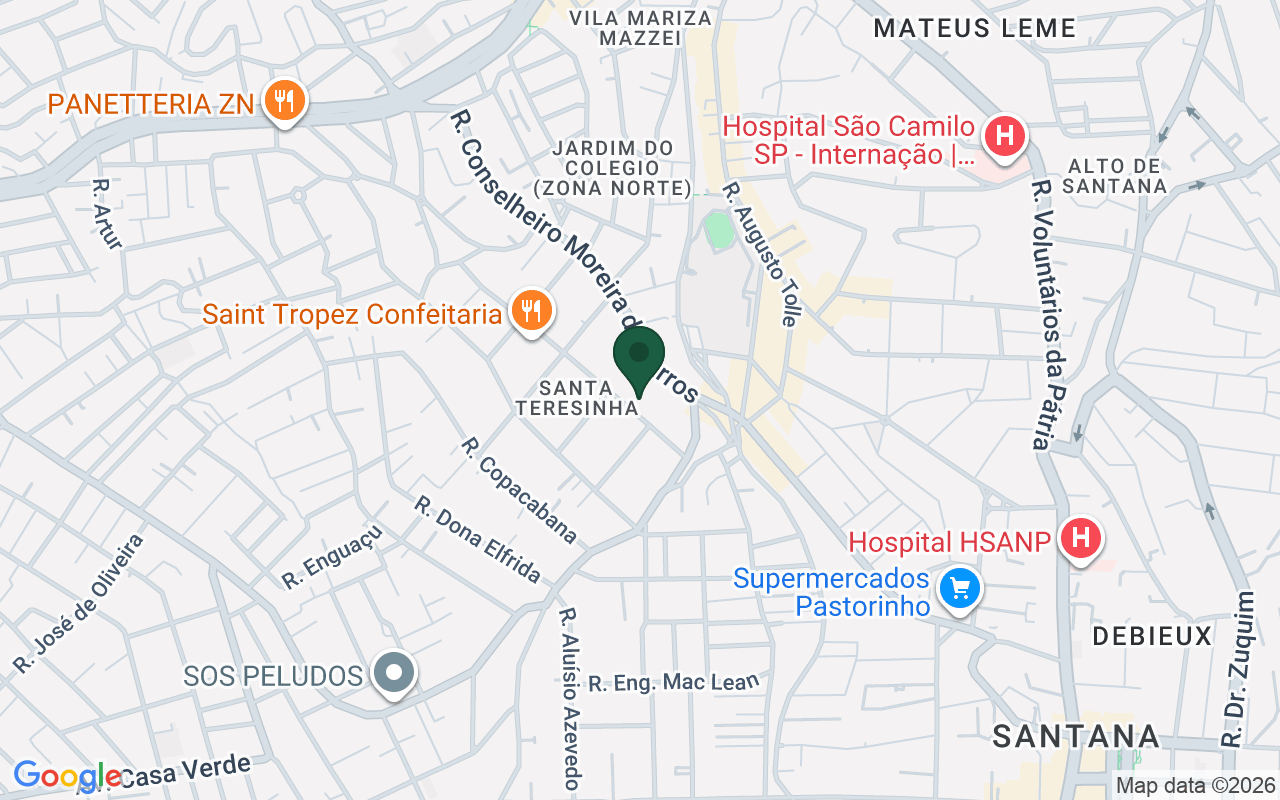 Mapa de Santa Teresinha · São Paulo · SP