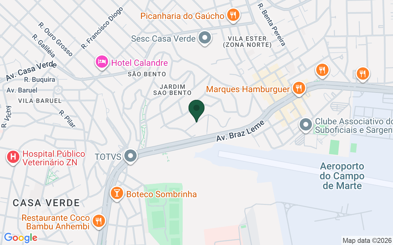Mapa de Jardim São Bento · São Paulo · SP