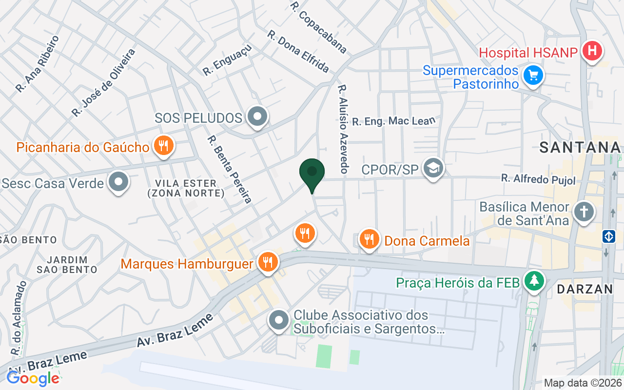 Mapa de Santana · São Paulo · SP