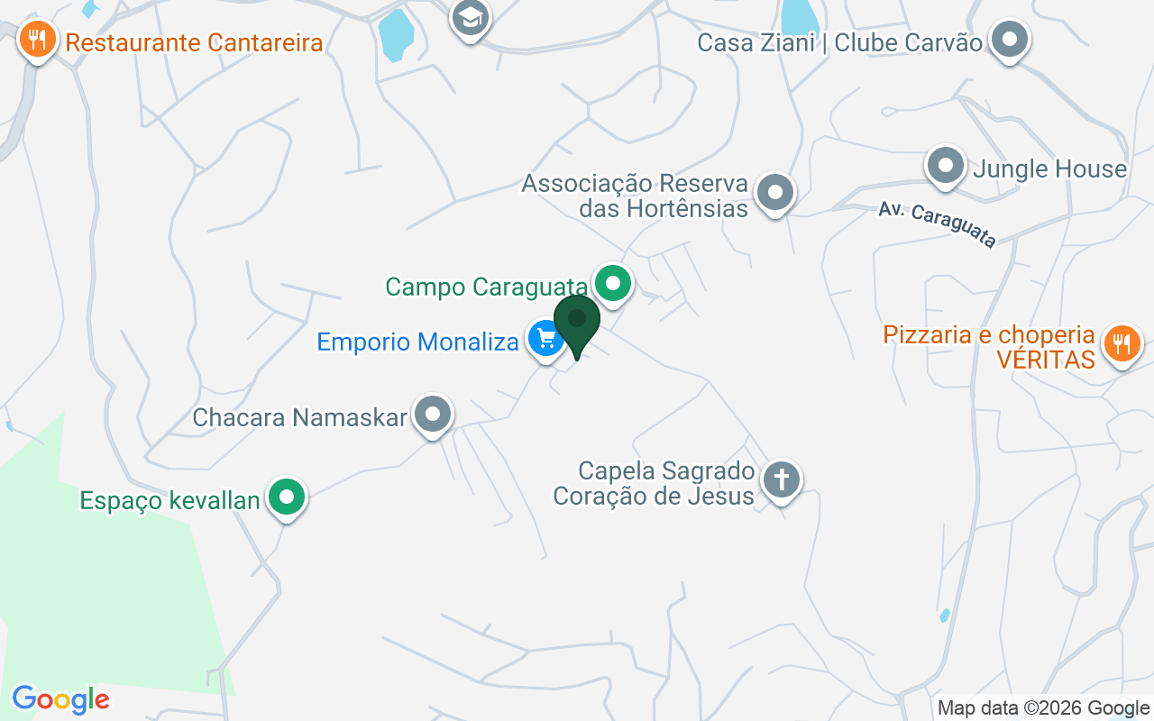 Mapa de Caraguatá · Mairiporã · SP