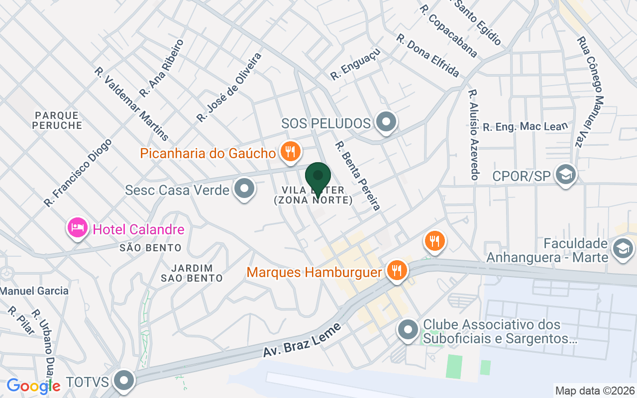 Mapa de Vila Ester (Zona Norte) · São Paulo · SP
