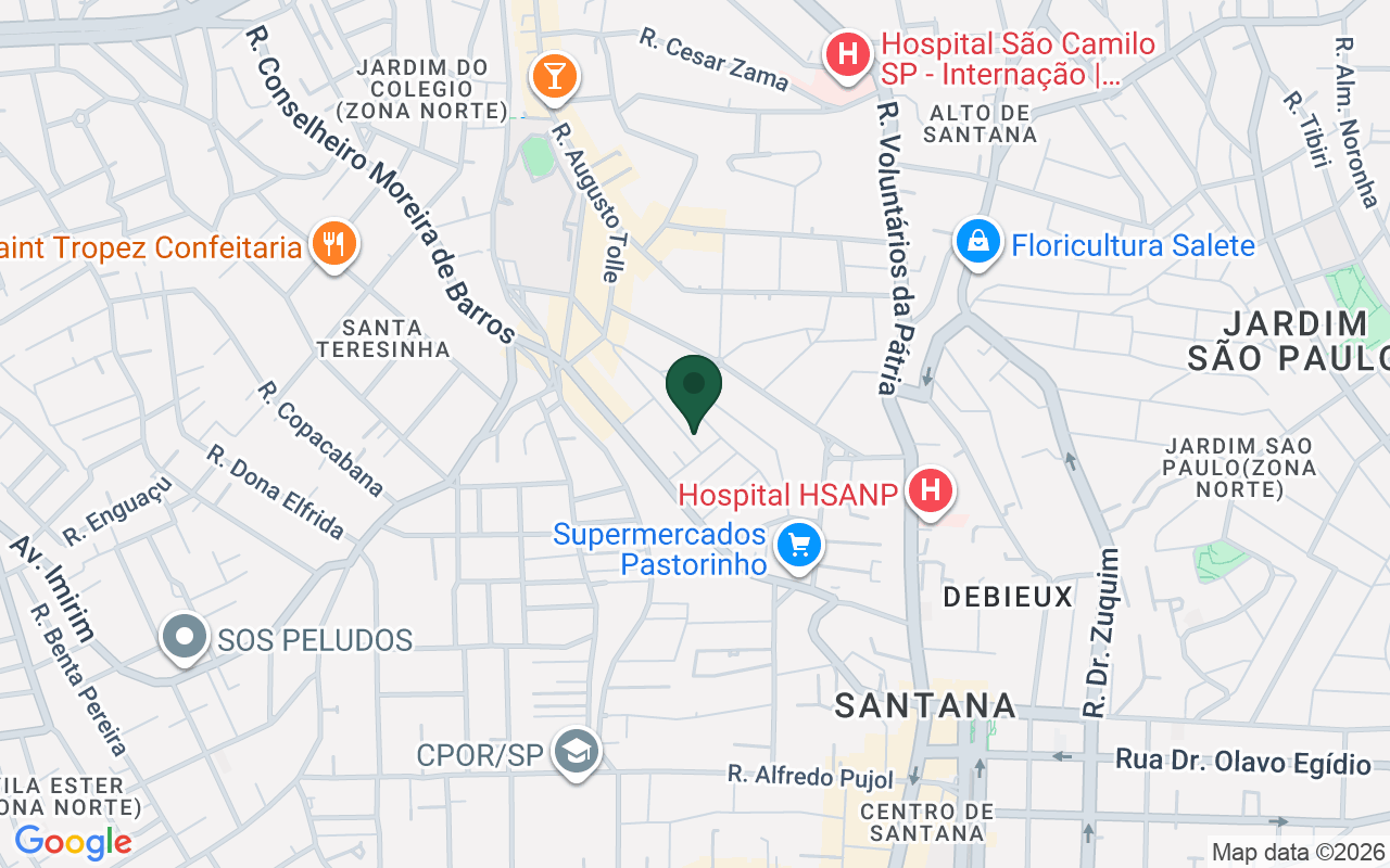 Mapa de Santana · São Paulo · SP