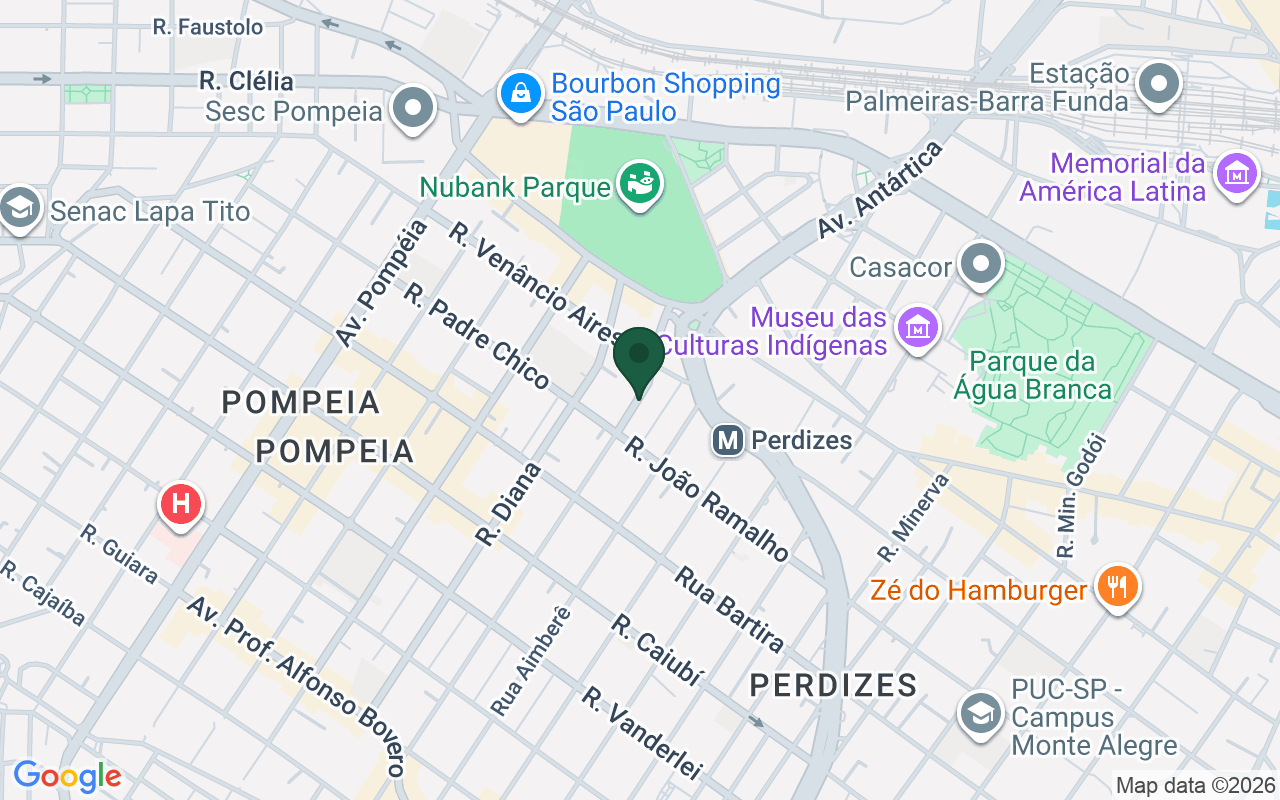 Mapa de Perdizes · São Paulo · SP