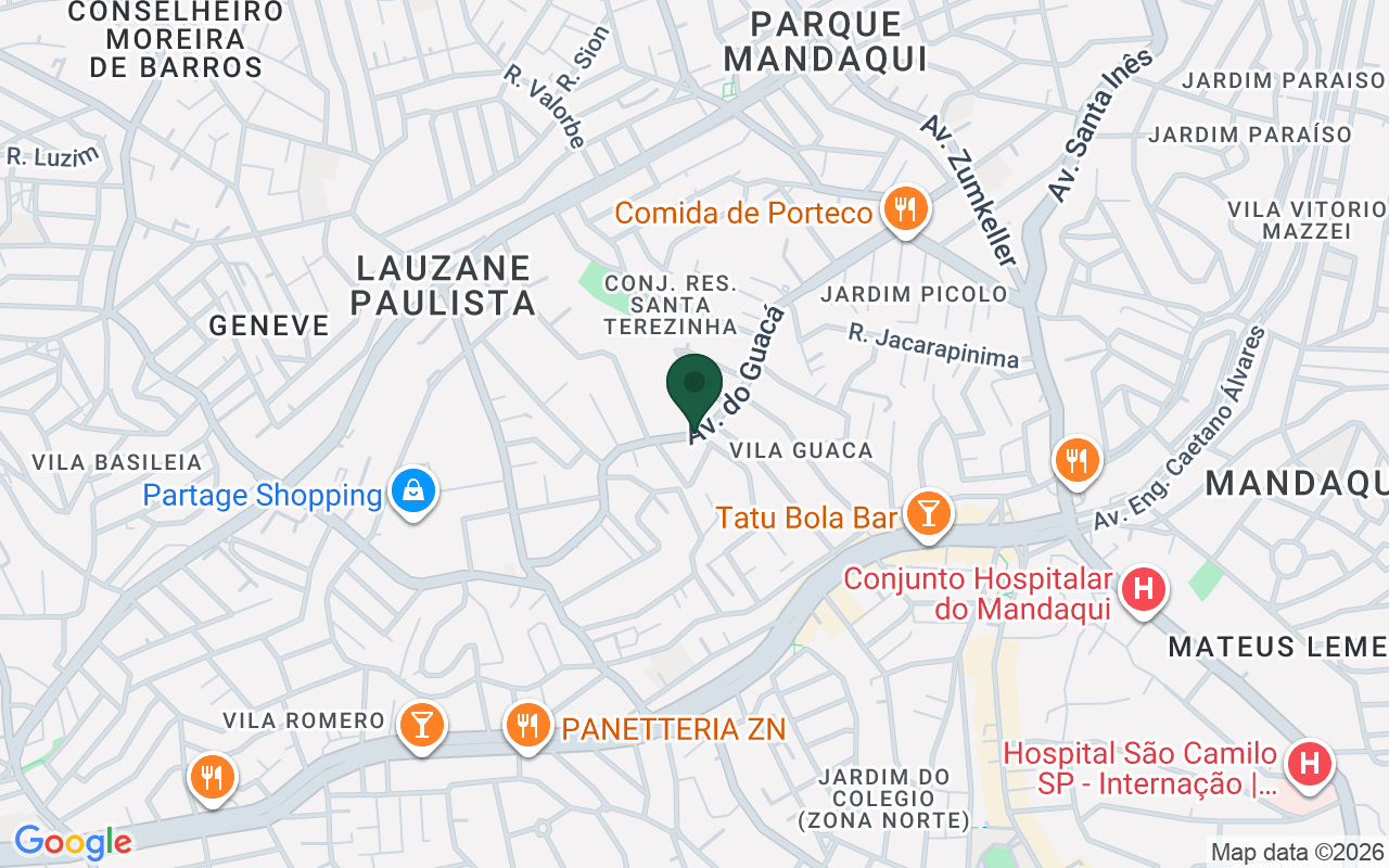 Mapa de Lauzane Paulista · São Paulo · SP