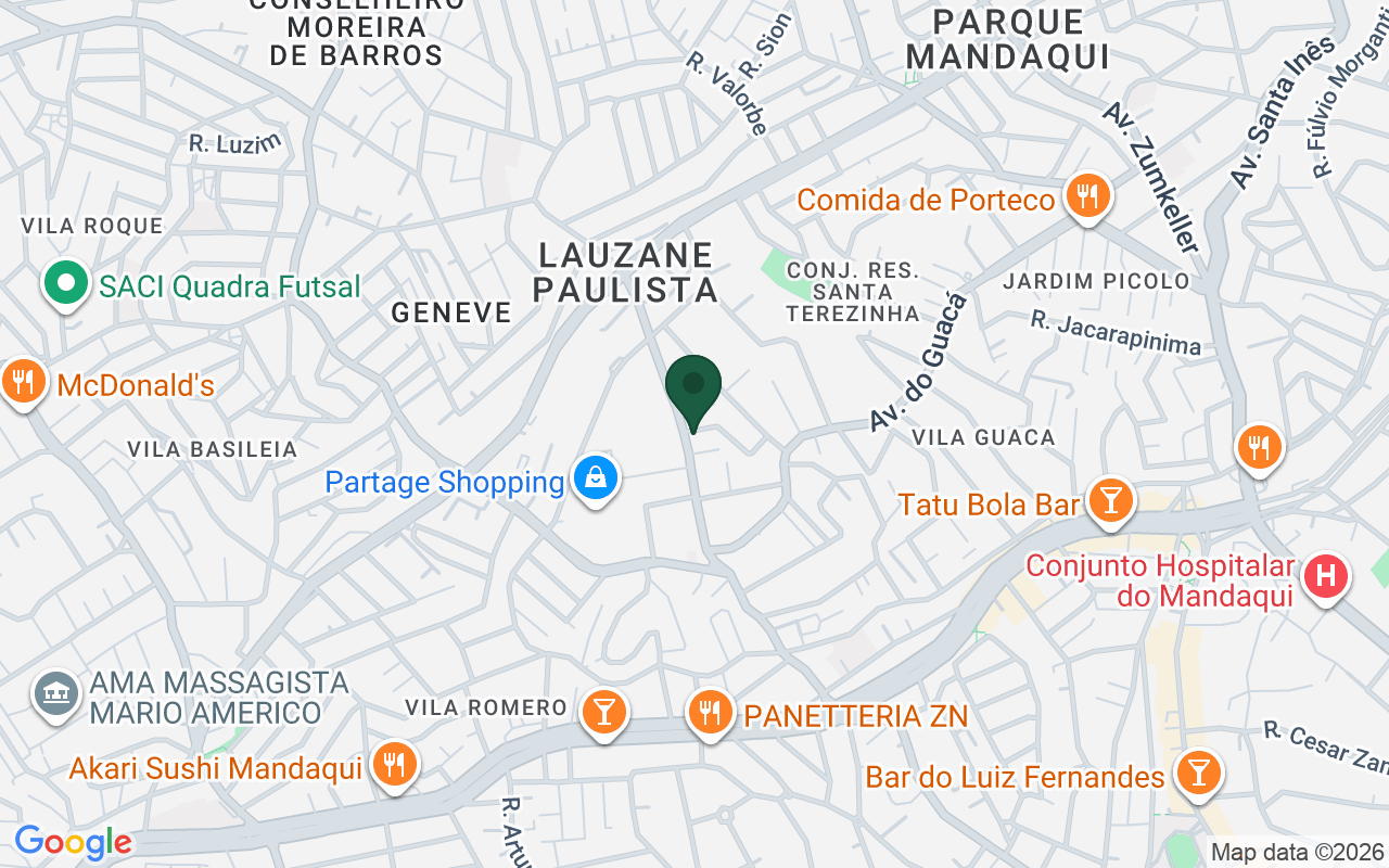 Mapa de Lauzane Paulista · São Paulo · SP