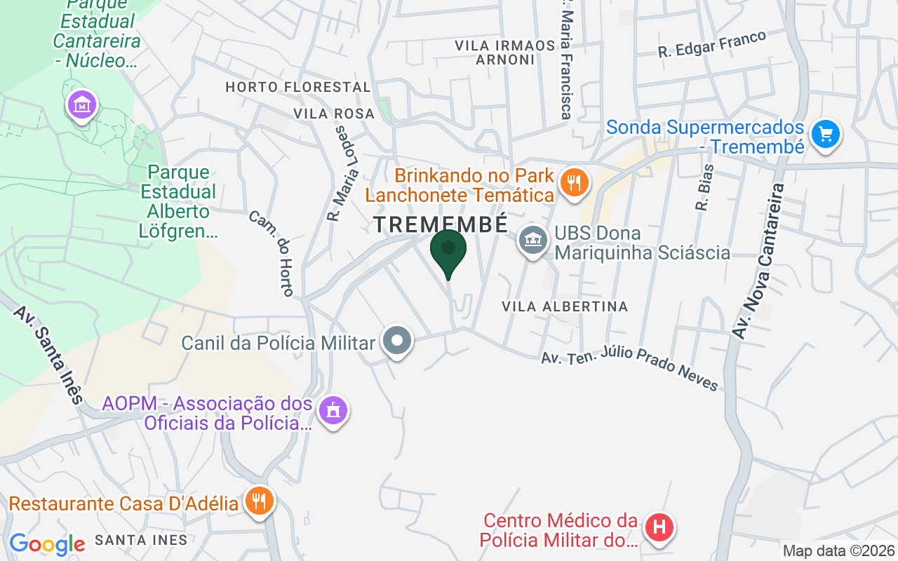 Mapa de Tremembé · São Paulo · SP
