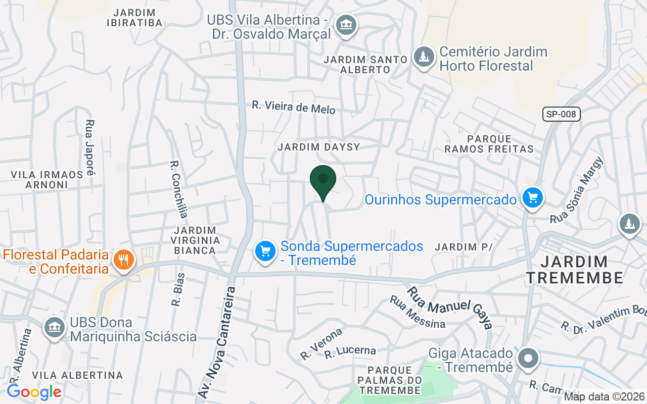 Mapa de Jardim Virginia Bianca · São Paulo · SP