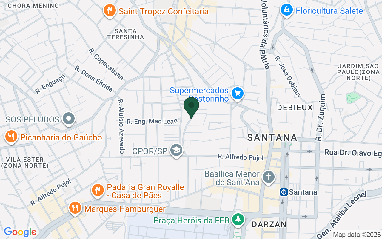 Mapa de Santana · São Paulo · SP