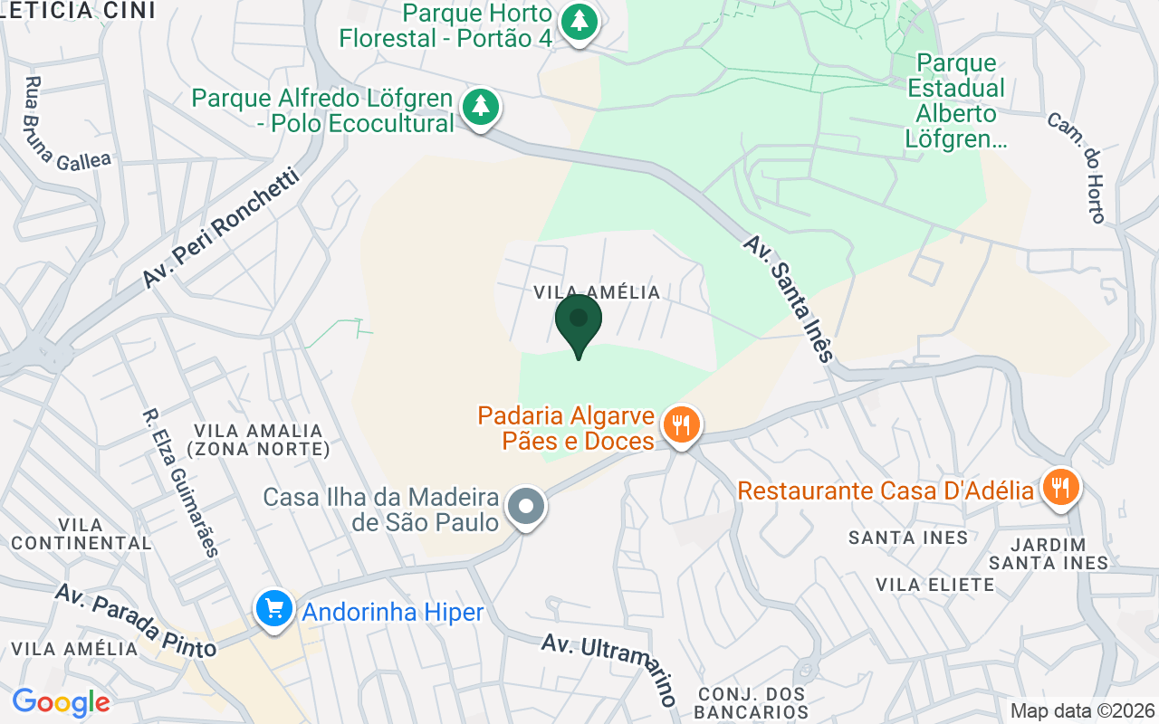 Mapa de Horto Florestal · São Paulo · SP