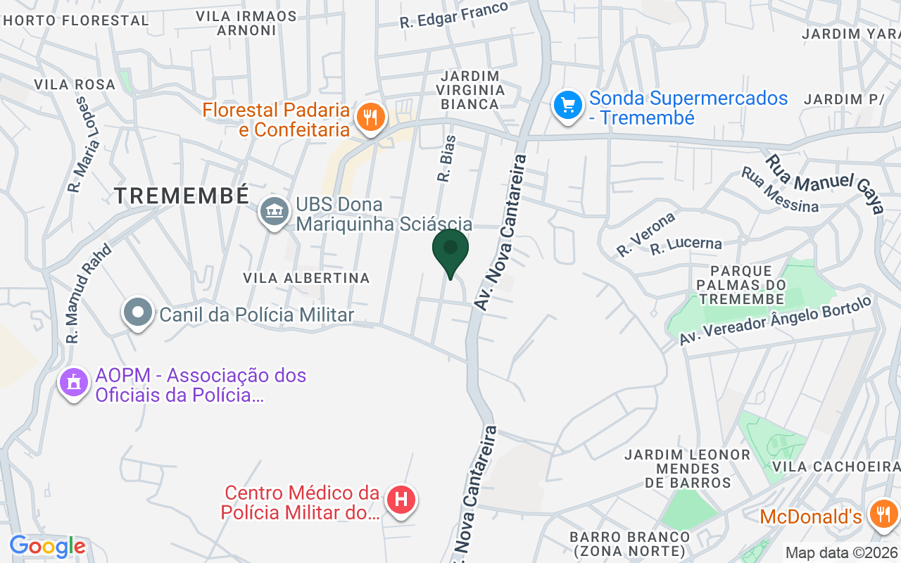Mapa de jardim Floresta · São Paulo · SP