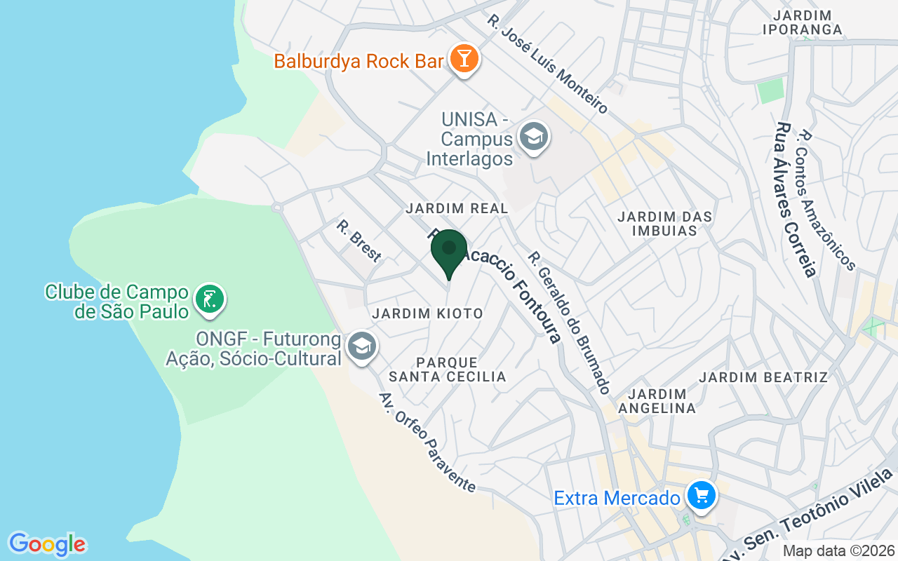 Mapa de jardim Floresta · São Paulo · SP